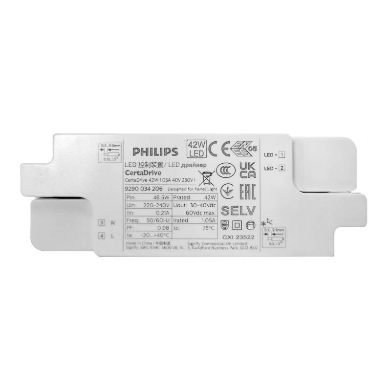 LED Driver Certadrive DC30-40V/42W/1050mA