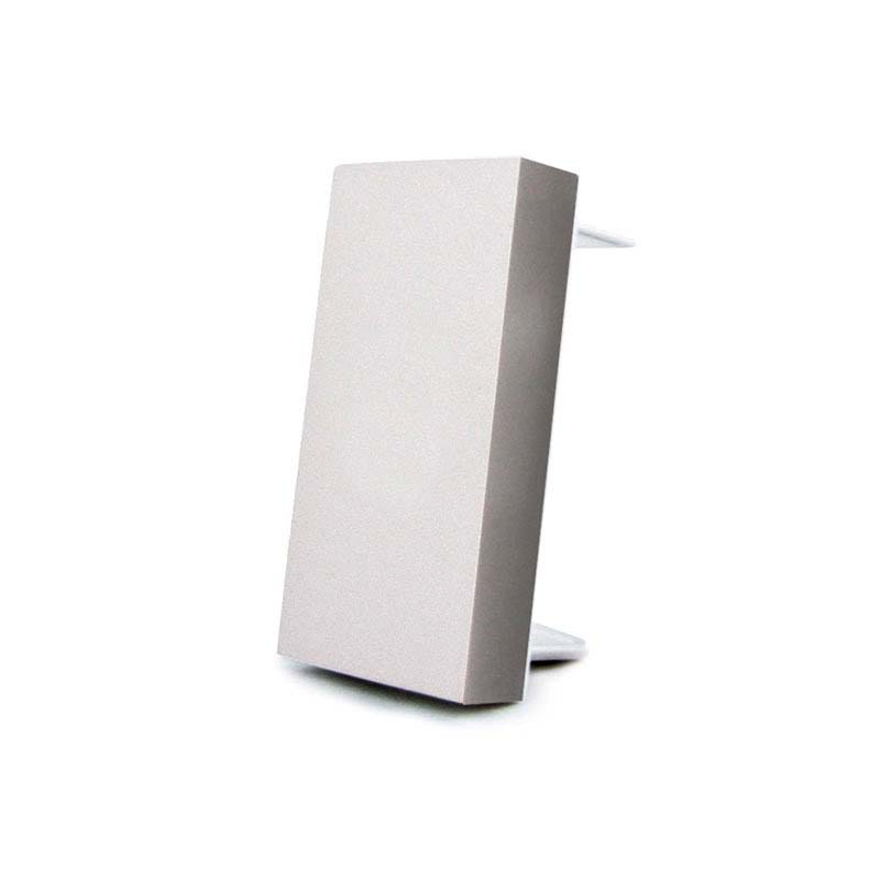 Tapa ciega plástico gris para mecanismos LIVOLO