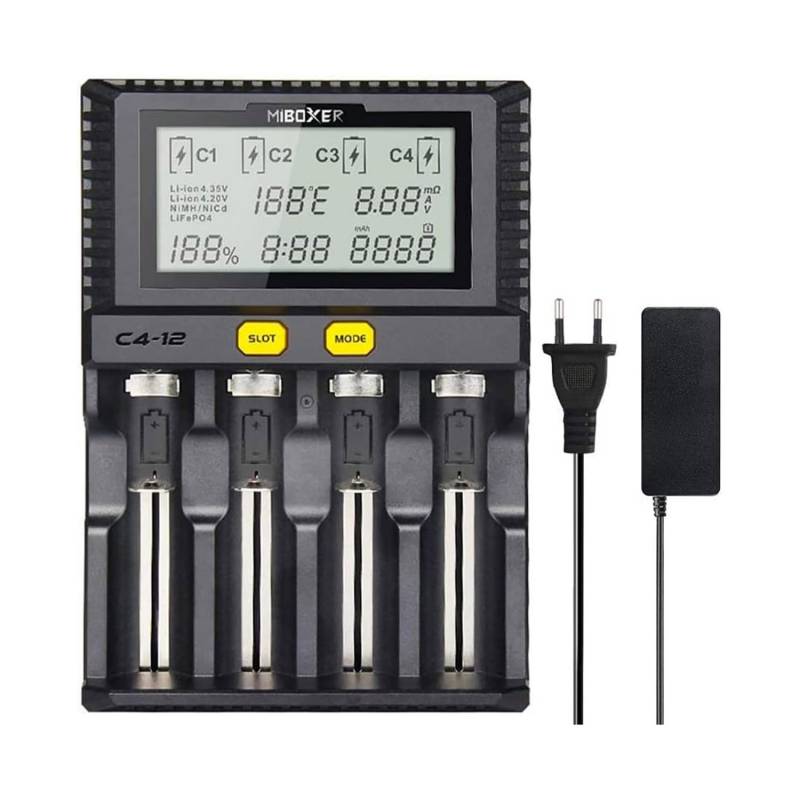 Cargador rápido de baterías inteligente C4-12 Miboxer