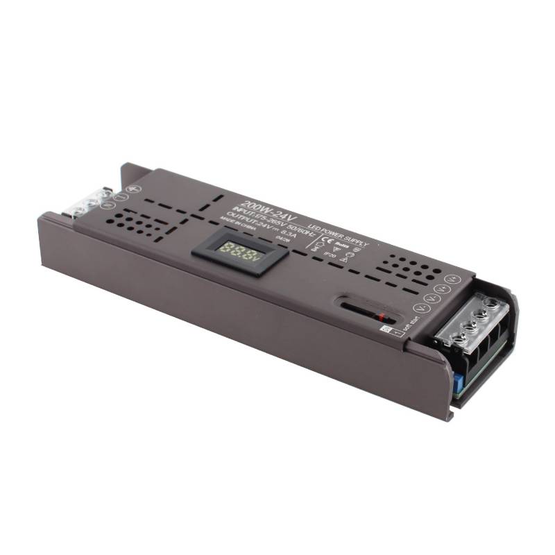 Fuente de alimentación DC24V/200W/8,33A Regulable con Display