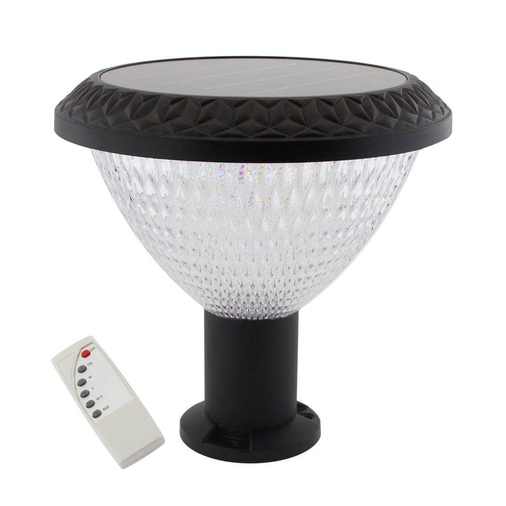 Farola LED Solar VILLA S1 UFO 60W, CCT+RGB, RGB + Blanco dual