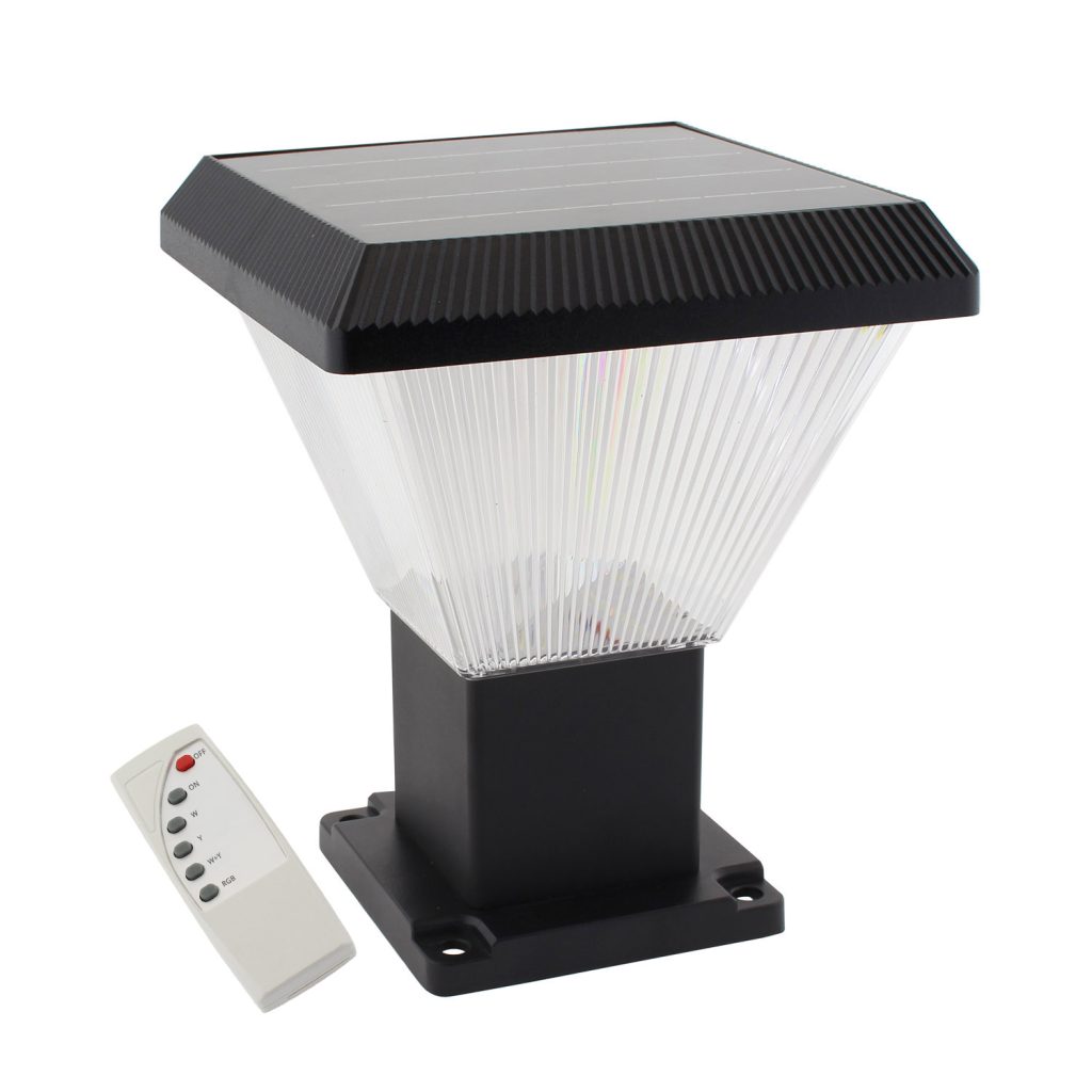 Farola LED Solar VILLA S3 UFO 60W, CCT+RGB, RGB + Blanco dual