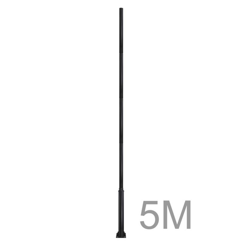 Poste farola acero galvanizado modular 5m
