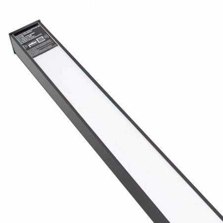 Pantalla LED METRO sensor movimiento, 3-18W, 120cm, negro, Blanco neutro