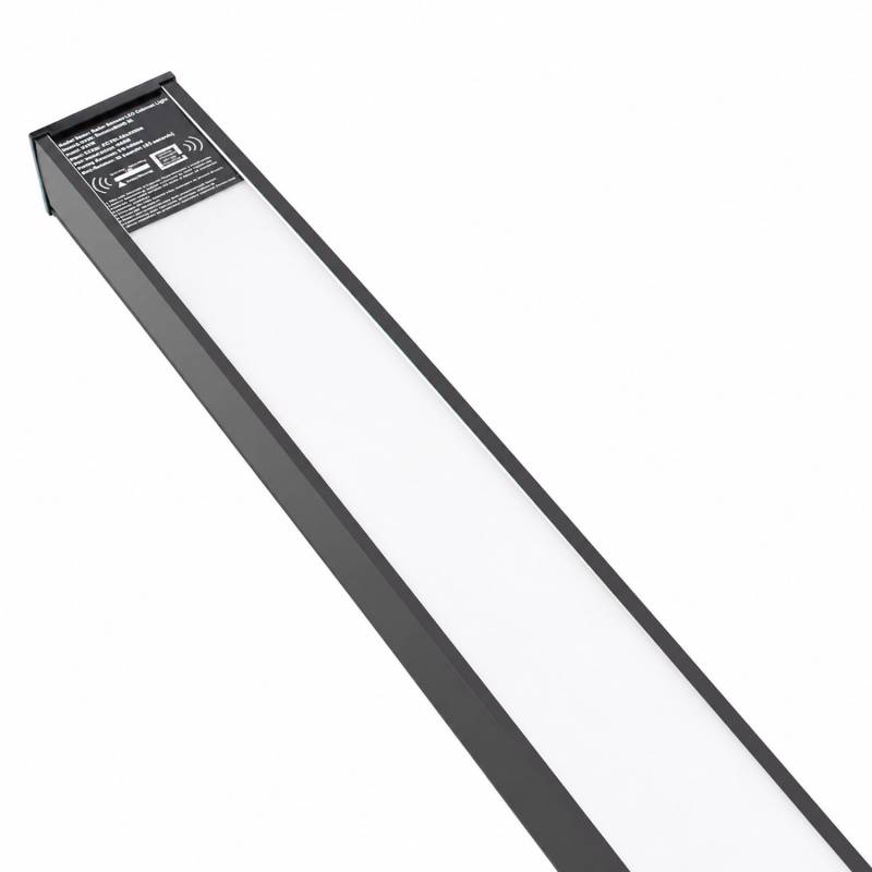 Pantalla LED METRO sensor movimiento, 3-24W, 120cm, negro, Blanco neutro