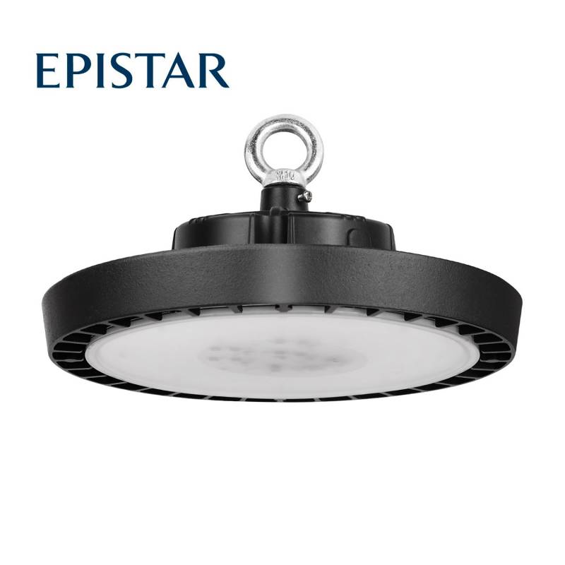 Campana Industrial UFO Slim 100W, Chipled EPISTAR Triac regulable, Blanco neutro, regulable
