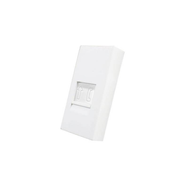 Conector Teléfono RJ11 blanco para mecanismo de empotrar LIVOLO