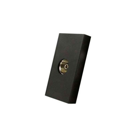 Conector TV negro para mecanismo de empotrar LIVOLO