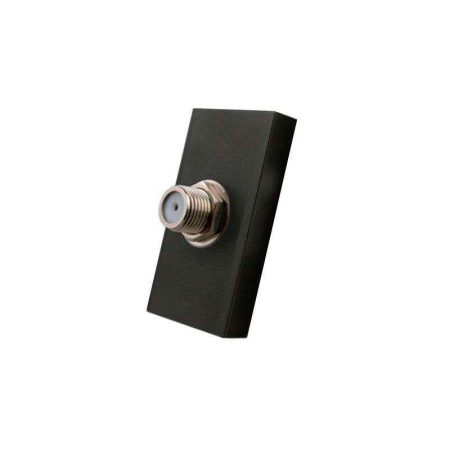 Conector SAT negro para mecanismo de empotrar LIVOLO
