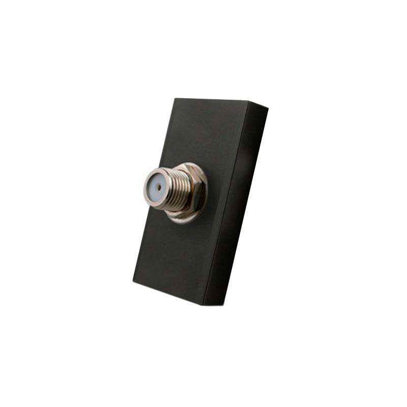 Conector SAT negro para mecanismo de empotrar LIVOLO