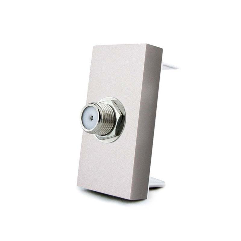Conector  SAT gris para mecanismo de empotrar LIVOLO
