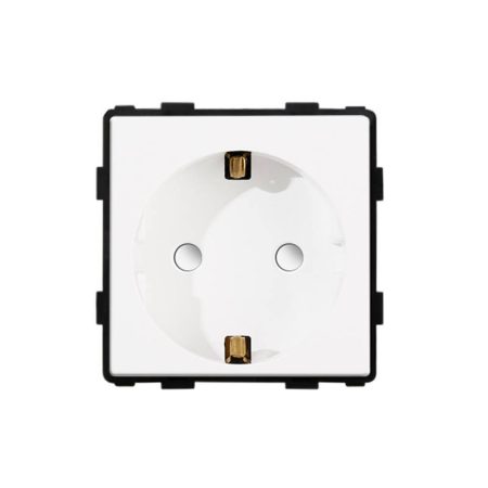 Base Enchufe EU tipo SCHUKO 16A 250V KOOB, blanco