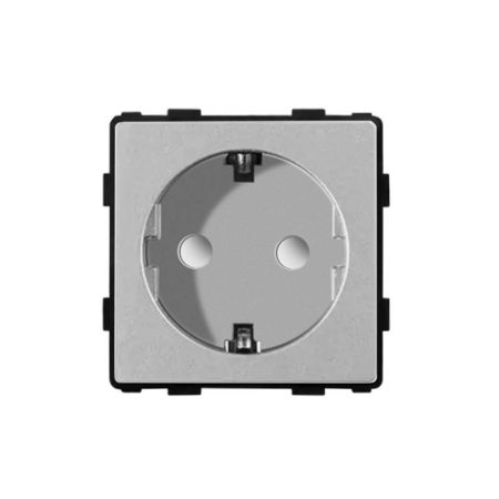 Base Enchufe EU tipo SCHUKO 16A 250V KOOB, gris