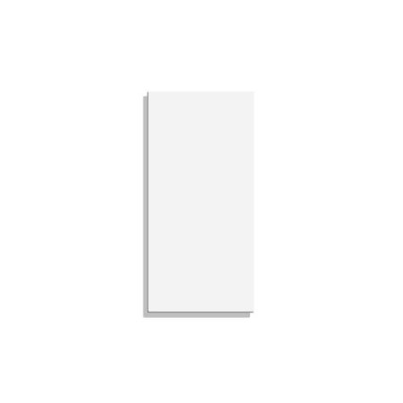 Tapa plástico blanco media tecla KOOB