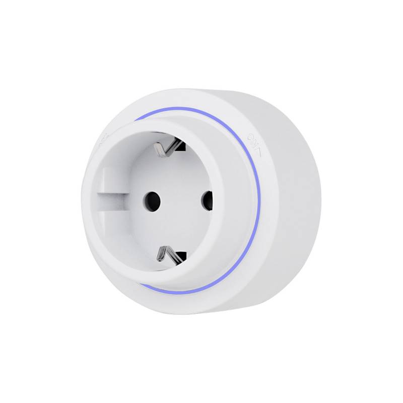 Base Enchufe EU SCHUKO 16A para carril KOOB, blanco