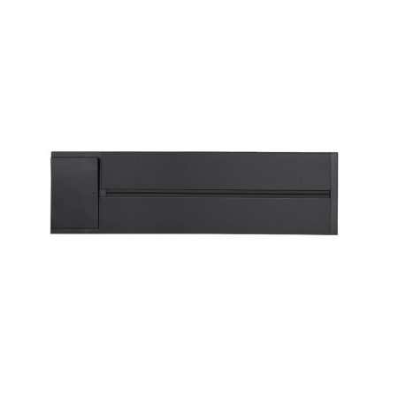 Carril base con interruptor 32A, 30cm KOOB, negro