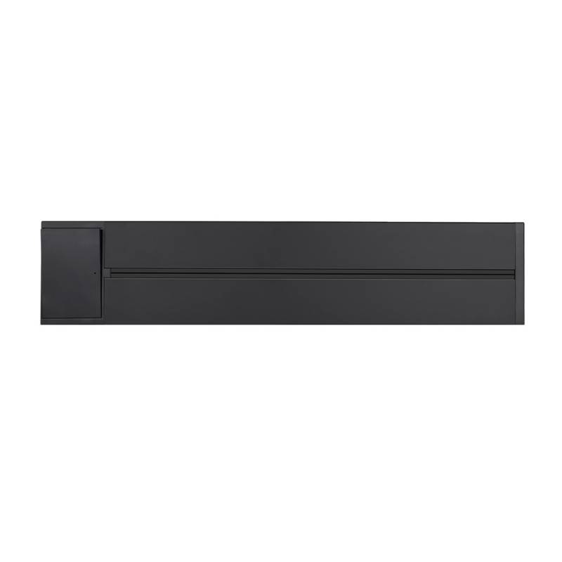 Carril base con interruptor 32A, 40cm KOOB, negro