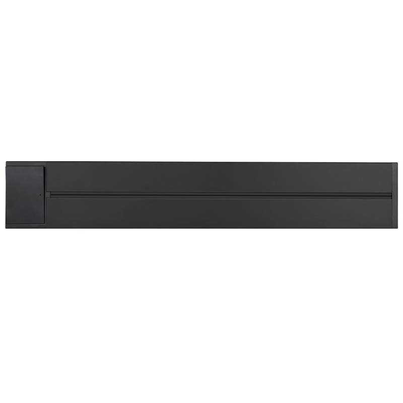 Carril base con interruptor 32A, 50cm KOOB, negro
