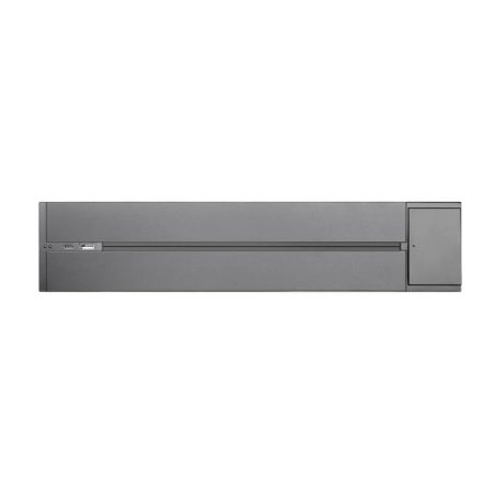 Carril base con interruptor 32A, cargador USB A+C+C, 40cm, gris