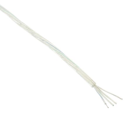 Cable redondo transparente 4x0,75mm RGB, 1m