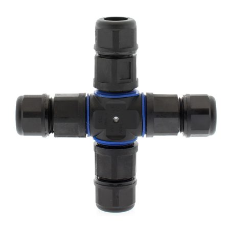 Conector X IP68, 110mm, Ø12-6mm, 3 cables 0.5-2.5mm2, 16A