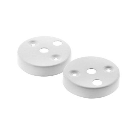 Florón redondo blanco, Ø60mm, 2 unidades