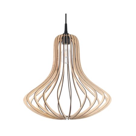 Lámpara colgante de madera ELZA, E27