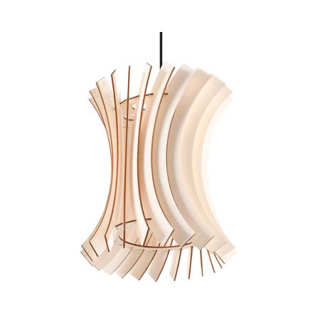 Lámpara colgante de madera ORIANA, E27
