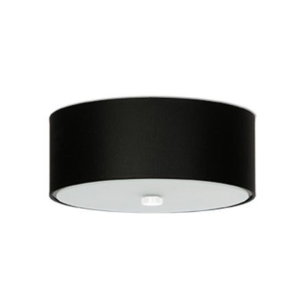 Aplique para techo SKALA 30 negro, E27