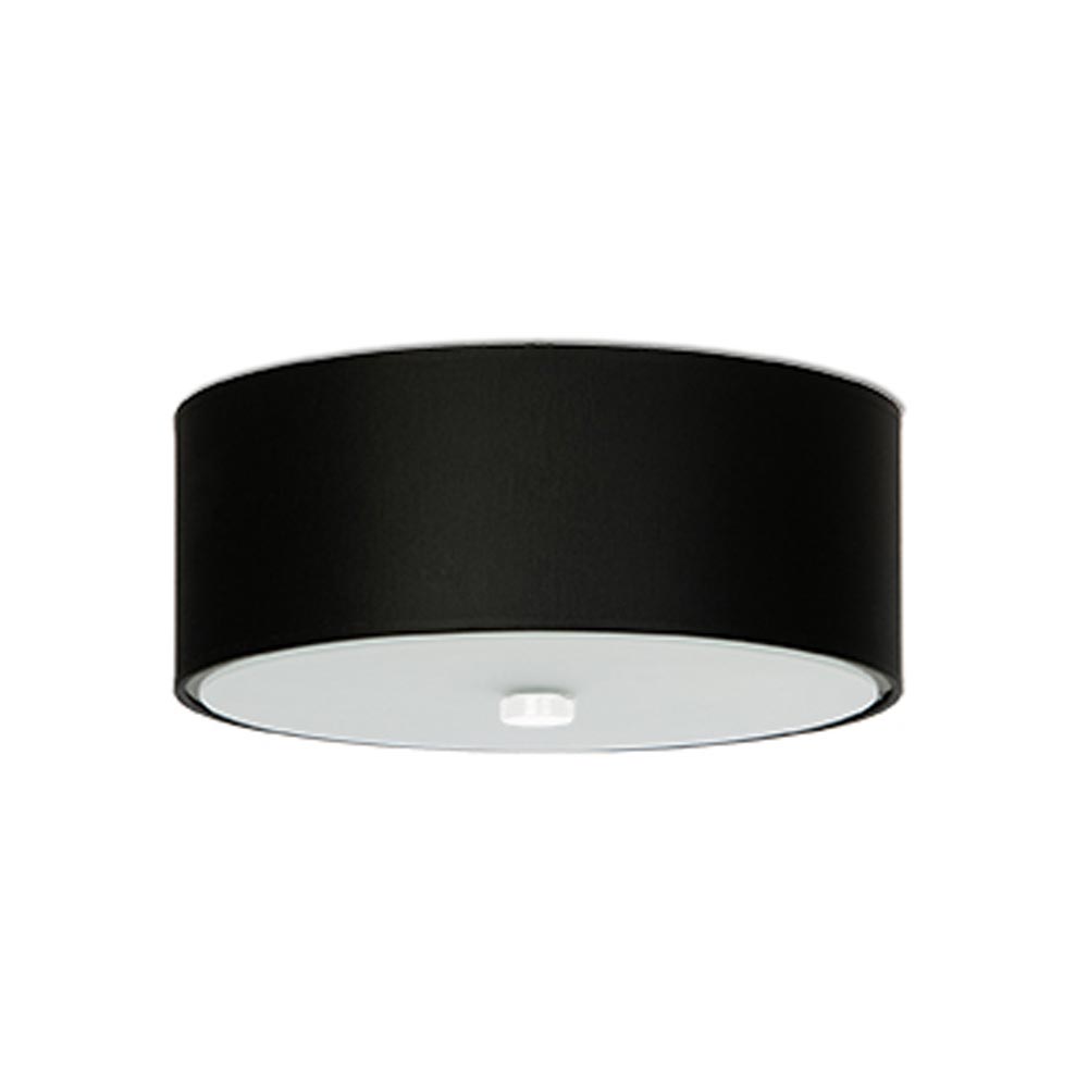 Aplique para techo SKALA 30 negro, E27