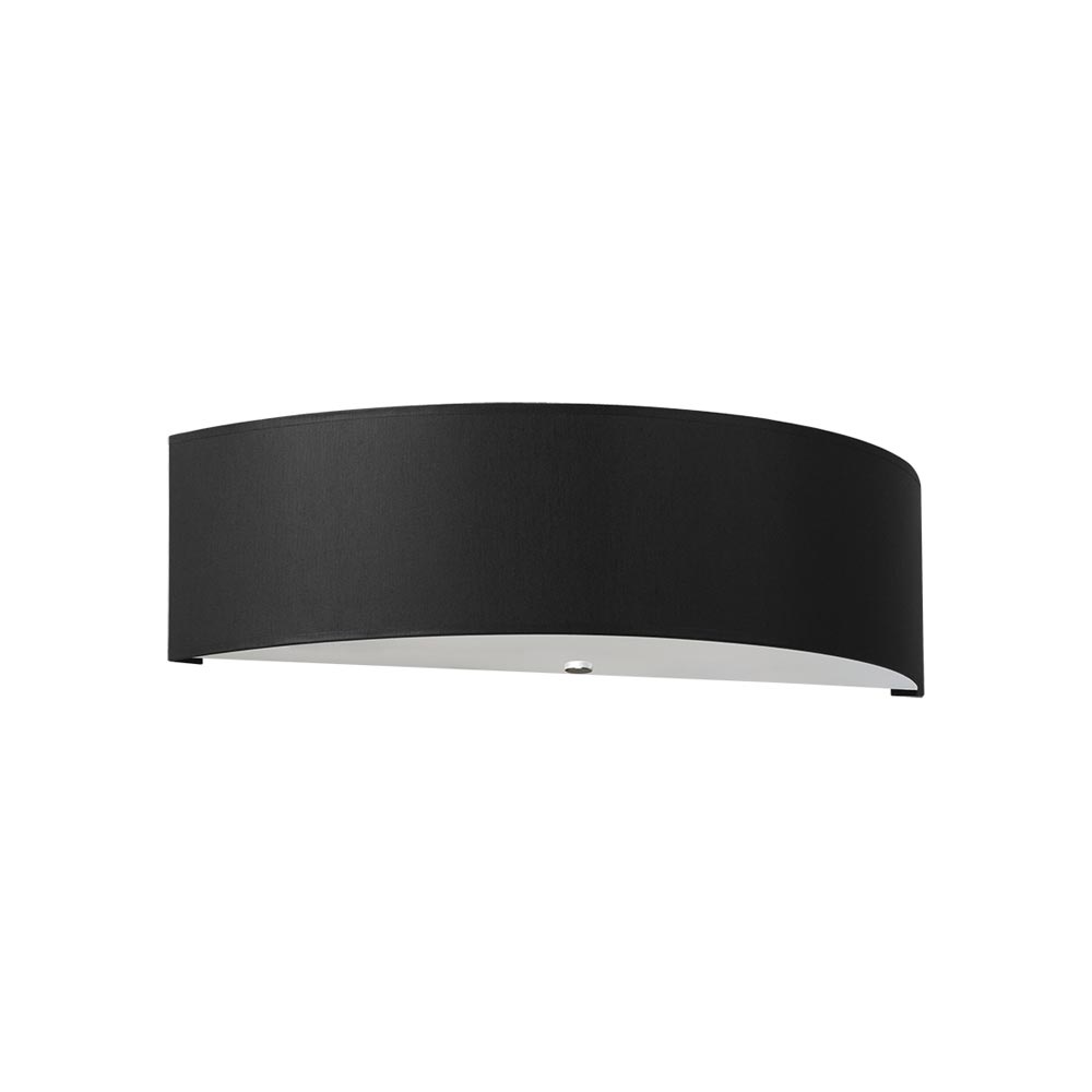 Aplique de pared SKALA negro, E27