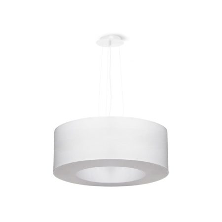 Lámpara suspendida SATURNO 50 blanca, E27