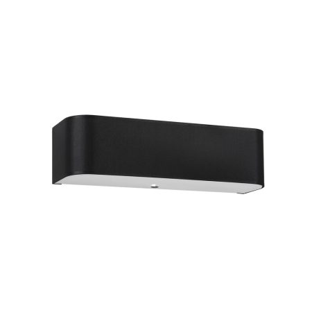 Aplique de pared LOKKO negro, E27