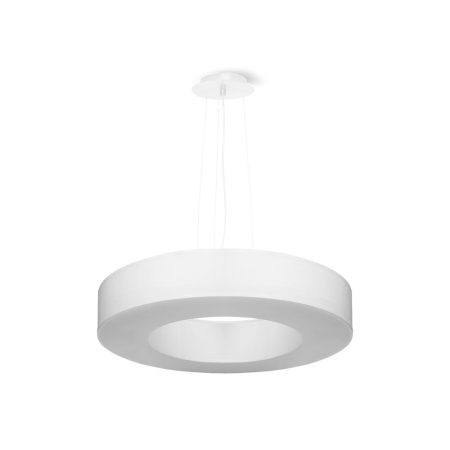 Lámpara suspendida SATURNO SLIM 50 blanca, E27