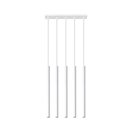 Lámpara de techo PASTELO 5 blanca, G9