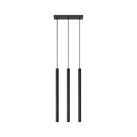 Lámpara de techo PASTELO 3 negra, G9