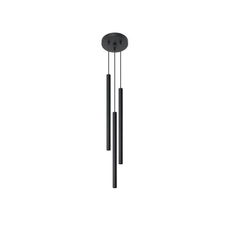 Lámpara de techo PASTELO 3P negra, G9