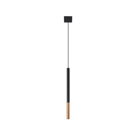 Lámpara de techo MOZAICA 1 negra/cobre
