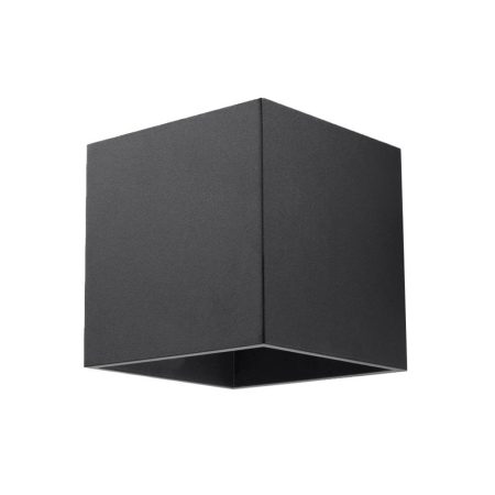 Aplique de pared QUAD 1 negro, G9
