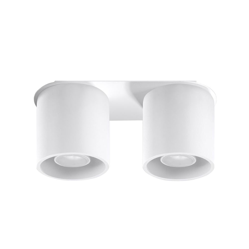 Aplique de techo ORBIS 2 blanco, GU10