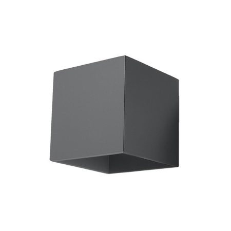 Aplique de pared QUAD 1 antracita, G9