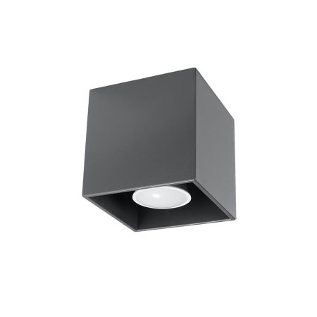 Aplique de techo QUAD 1 antracita, GU10