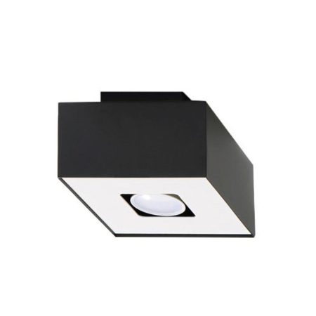 Aplique de techo MONO 1 negro, GU10
