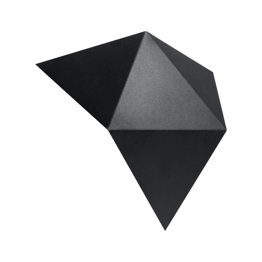 Aplique de pared SOLIDO negro, G9