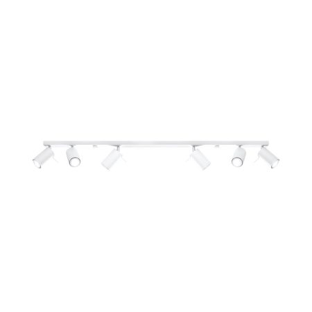 Aplique de techo RING 6L blanco, GU10