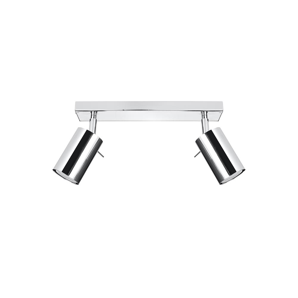 Aplique de techo RING 2 cromo, GU10