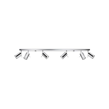 Aplique de techo RING 6L cromo, GU10