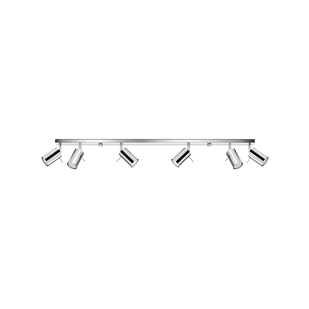 Aplique de techo RING 6L cromo, GU10