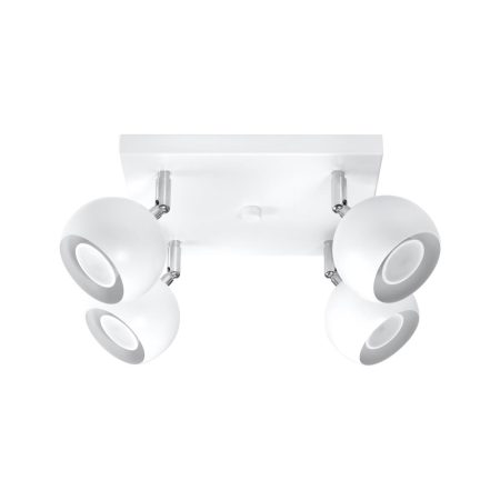 Aplique de techo OCULARE 4 blanco, GU10
