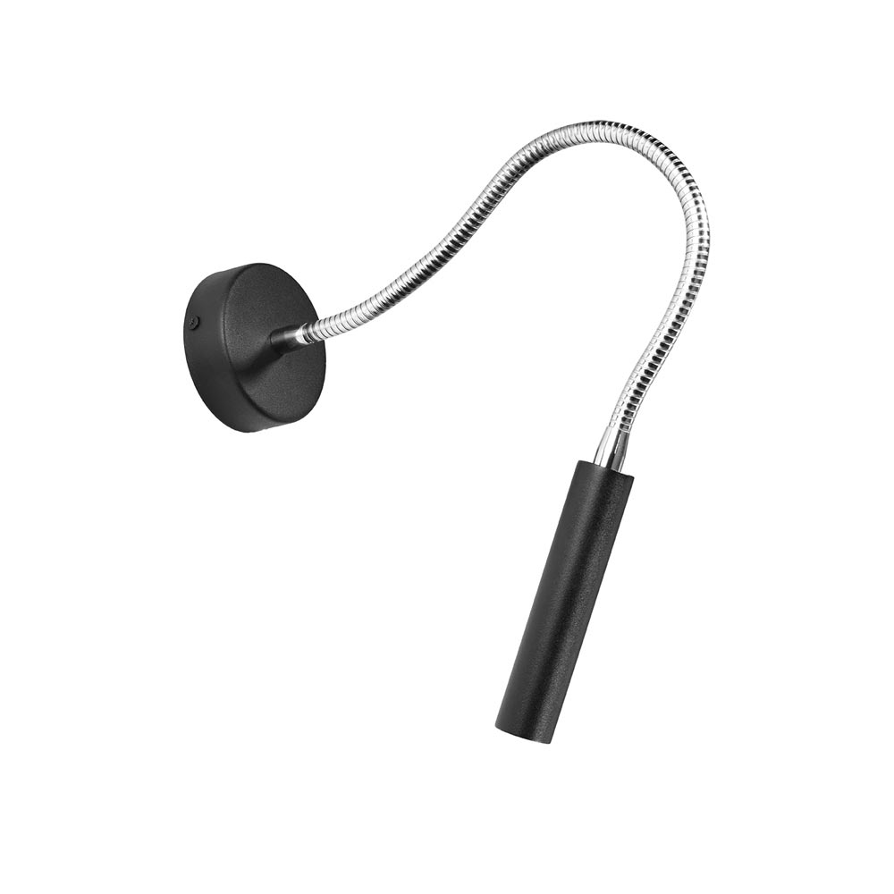 Aplique de pared AXIL negro, G9